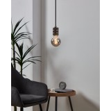 EGLO 110085 | E27 4W Eglo veľká guľa G80 LED svetelný zdroj filament, Spiral - smoky 100lm 2000K regulovateľná intenzita svetla 360° CRI>80