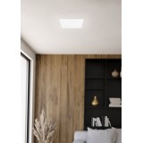 EGLO 900969 | Rapita Eglo zabudovateľné LED panel štvorec 215x215mm 1x LED 2250lm 3000K IP65/20 biela, opál