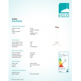 EGLO 97362 | Palozza Eglo visiace svietidlo 2x LED 3000lm 3000K ružové zlato, biela