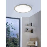 EGLO 98866 | Fueva-Flex Eglo zabudovateľné LED panel Ø50 - Ø210 nastaviteľné inštalačný priemer kruhový Ø225mm 1x LED 2700lm 3000K saténový nike, opál