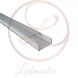 LEDMASTER 1273 | Ledmaster hliníkový led profil doplnok - LP101-1m - chrom, matné