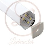 LEDMASTER 1989 | Ledmaster hliníkový led profil doplnok - LP204/LP205 - chrom, matné