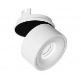 NOVA LUCE 62002 | Universal-NL Nova Luce zabudovateľné CRI>90 svietidlo UGR <19, otočné prvky Ø100mm 1x LED 1140lm 3000K matný biely