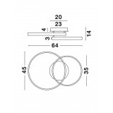 NOVA LUCE 8100282 | Leon-NL Nova Luce stropné svietidlo 1x LED 2650lm 3000K starožitná zlata, biela