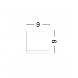 NOVA LUCE 9020061 | Cerise Nova Luce stropné svietidlo hriadeľ 1x GU10 IP54 grafit, biela