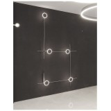 NOVA LUCE 9180121 | Magnetic-Decorative-Wall Nova Luce prvok systému - sprievodná koľajnica doplnok magnet matná čierna