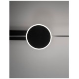 NOVA LUCE 9180660 | Magnetic-Decorative-Wall Nova Luce prvok systému - sprievodná koľajnica doplnok magnet matná čierna