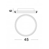 NOVA LUCE 9212912 | Willow-NL Nova Luce stropné svietidlo kruhový 1x LED 3761lm 3000K matná čierna, opál