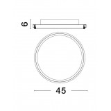 NOVA LUCE 9212913 | Willow-NL Nova Luce stropné svietidlo kruhový 1x LED 3761lm 3000K matný biely, opál