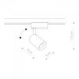 NOWODVORSKI 8998 | Profile Nowodvorski prvok systému spot svietidlo otočné prvky 1x LED 550lm 4000K čierna