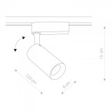 NOWODVORSKI 9007 | Profile Nowodvorski prvok systému spot svietidlo otočné prvky 1x LED 1500lm 4000K čierna