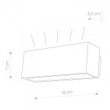 NOWODVORSKI 9122 | Unit-LED Nowodvorski stenové svietidlo 2x LED 727lm 3000K IP54 čierna