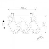 NOWODVORSKI 9394 | Eye-Fit Nowodvorski zabudovateľné svietidlo otočné prvky 55x235mm 3x GU10 biela