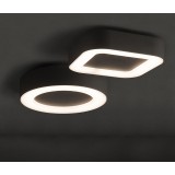 NOWODVORSKI 9513 | Puebla Nowodvorski stropné svietidlo 1x LED 540lm 3000K IP54 grafit, biela