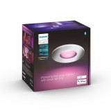 PHILIPS 8719514355347 | PHILIPS-hue-Xamento Philips zabudovateľné hue múdre osvetlenie kruhový regulovateľná intenzita svetla, meniace farbu, nastaviteľná farebná teplota, Bluetooth Ø94mm 1x GU10 350lm 2200 <-> 6500K chróm