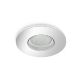 PHILIPS 8719514355347 | PHILIPS-hue-Xamento Philips zabudovateľné hue múdre osvetlenie kruhový regulovateľná intenzita svetla, meniace farbu, nastaviteľná farebná teplota, Bluetooth Ø94mm 1x GU10 350lm 2200 <-> 6500K chróm