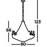 SEARCHLIGHT 8908-8BK | Cartwheel Searchlight