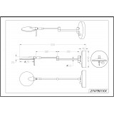 TRIO 274770107 | Kazan Trio rameno stenové svietidlo otočné prvky, regulovateľná intenzita svetla 1x LED 800lm 3000K matný nikel