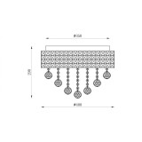 ZUMA LINE 19027-M | Capri-ZL Zuma Line stropné svietidlo 6x G9 chróm, krištáľ