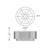 ZUMA LINE C0528-06H-F4AC | Sergio-ZL Zuma Line