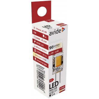 AVIDE ABCG4EW-1.2W | G4 1,2W Avide LED svetelný zdroj svietidlo 90lm 2700K 300°