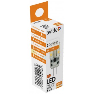 AVIDE ABG4NW-2W | G4 2W Avide LED svetelný zdroj svietidlo 200lm 4000K 270°