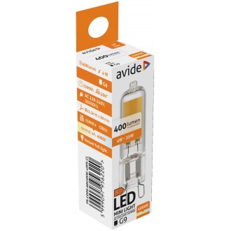 AVIDE ABG9NW-4WN-CL | G9 4W Avide LED svetelný zdroj svietidlo 400lm 4000K 360°