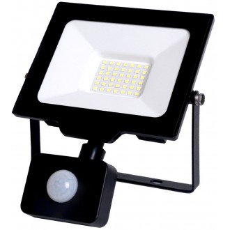 AVIDE ABLRFLCW-30W-PIR | AV-Flood-Slim Avide svetlomet reflektory svietidlo pohybový senzor 1x LED 3000lm 6400K IP44