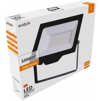 AVIDE ABLRFLNW-50W | AV-Flood-Slim Avide svetlomet reflektory svietidlo 1x LED 5000lm 4000K IP65 čierna