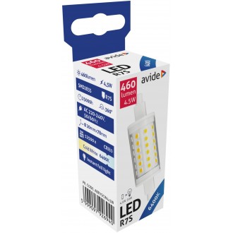 AVIDE ABR7SCW4.5W | R7s 4,5W Avide LED svetelný zdroj svietidlo 460lm 6400K 360°