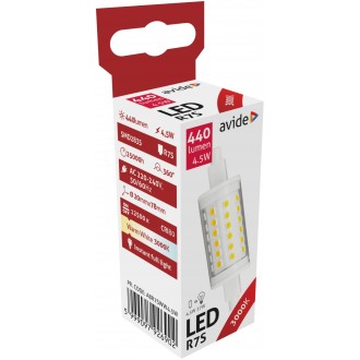 AVIDE ABR7SWW4.5W | R7s 4,5W Avide LED svetelný zdroj svietidlo 440lm 3000K 360°