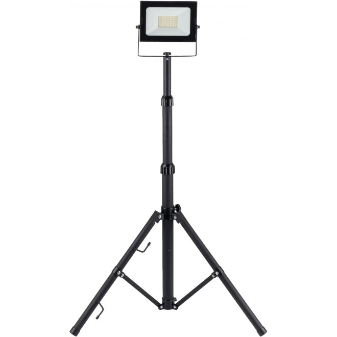 AVIDE ABSSFLNW-30W-TRIPOD-S | AV-Flood-Slim Avide prenosné svetlomet/reflektory svietidlo - tripod vybavené vedením a zástrčkou 1x LED 3000lm 4000K IP65 čierna