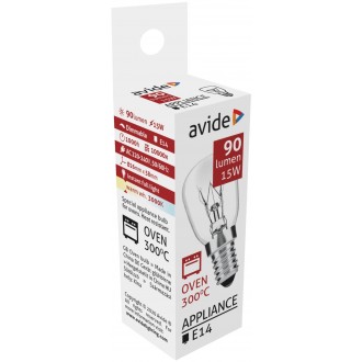 AVIDE ARAH14WW-15W | E14 15W Avide žiarovka rúra - max 300 °C 65lm 3000K 360°