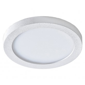 AZZARDO 2831 | Slim-AZ Azzardo zabudovateľné LED panel kruhový Ø85mm 1x LED 500lm 3000K IP44 biela