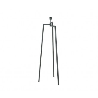 AZZARDO 3329 | Tristan-Tripod-Wood Azzardo stojaté svietidlo 163,5cm prepínač 1x E27 čierna