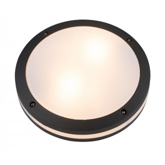 AZZARDO 4784 | Azzardo-Smart-Fano Azzardo stropné múdre osvetlenie kruhový diaľkový ovládač nastaviteľná farebná teplota, meniace farbu 1x LED 1720lm 2600 <-> 6000K IP54 tmavošedá, opál