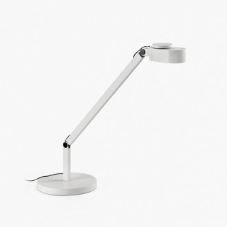 FARO 57312 | Inviting Faro stolové svietidlo 86cm 1x LED 410lm 2700 - 4800K matný biely, priesvitná