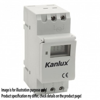 KANLUX 18721 | Kanlux časový spínač DIN35 modul - JVT3-16AS - s astronomickou funkciou biela