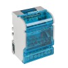 KANLUX 23334 | Kanlux rozvádzací box DIN35 modul, 1 - 125 - 7M - KTB-125-7-M - svetlo šedá, modrá