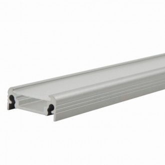 KANLUX 26542 | Kanlux hliníkový led profil D - bez tienidla - 2m - PROFILO D 2M - pre LED pásiky max. 10 mm hliník