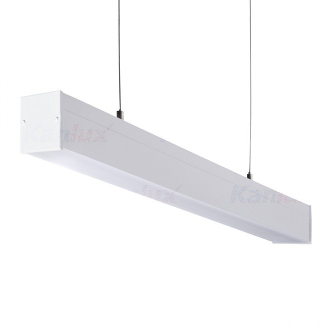 KANLUX 27413 | Alin-4LED Kanlux visiace 1200mm svietidlo - MATT - ALIN 4LED 1X120-W - tehla určené pre T8 LED zdroje 1x G13 / T8 LED biela