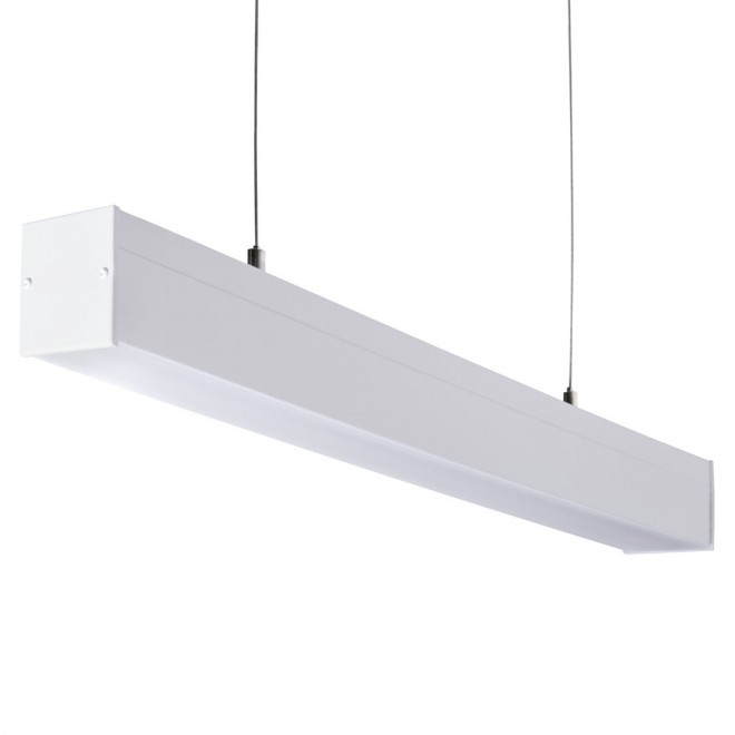 KANLUX 27422 | Alin-4LED Kanlux visiace 1500mm svietidlo - MATT - ALIN 4LED 1X150-W - tehla určené pre T8 LED zdroje 1x G13 / T8 LED biela