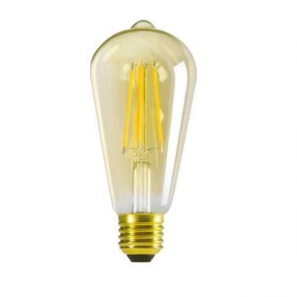 KANLUX 29637 | E27 7W -> 55W Kanlux Edison ST64 LED svetelný zdroj filament - XLED ST64 7W-WW - 725lm 2500K 320° CRI>80