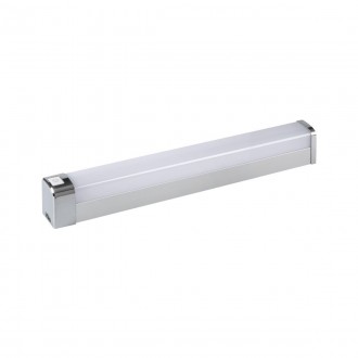 KANLUX 36655 | Akvo Kanlux stenové svietidlo - LIN-3001-60-CH - prepínač 1x LED 2300lm 4000K IP44 chróm, biela