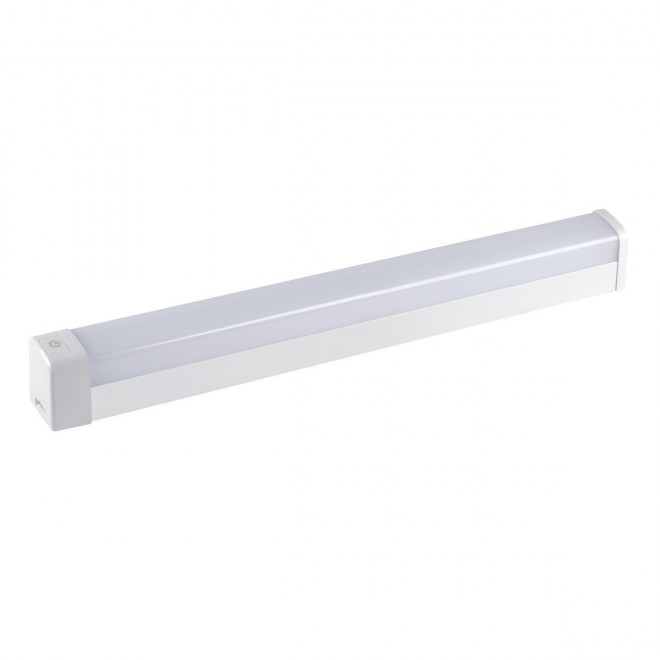 KANLUX 36656 | Akvo Kanlux stenové svietidlo - LIN-3001-60-CH - prepínač 1x LED 2750lm 4000K IP44 biela