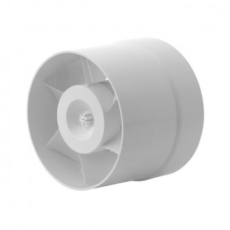 KANLUX 70900 | Kanlux trubkový ventilátor Ø100 100m3/h - WK 10 - kruhový tepelná poistka IP24 biela