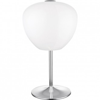 KLAUSEN 148000 | UNIQUE Aragon Klausen stolové svietidlo 42cm prepínač na vedení 3x G9 900lm 3000K chróm, biely opál