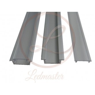 LEDMASTER 1391 | Ledmaster hliníkový led profil doplnok - LP301-1m - chrom, matné