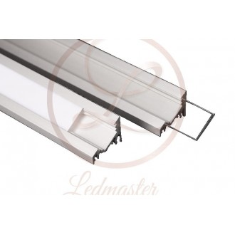 LEDMASTER 1510 | Ledmaster hliníkový led profil doplnok - - - chrom, matné