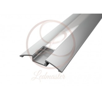 LEDMASTER 2025 | Ledmaster hliníkový led profil doplnok - LP104 - chrom, matné